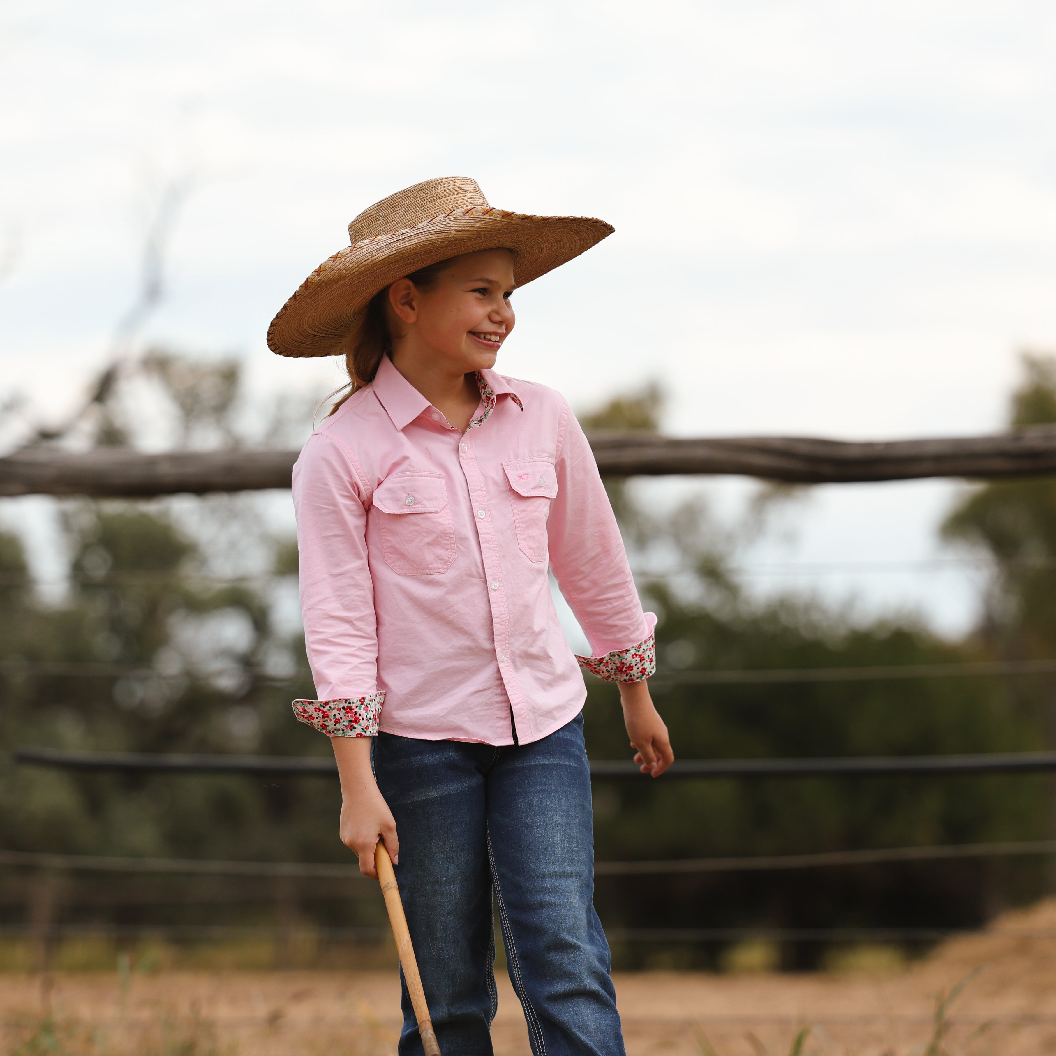 Pink Workshirt (Kids)